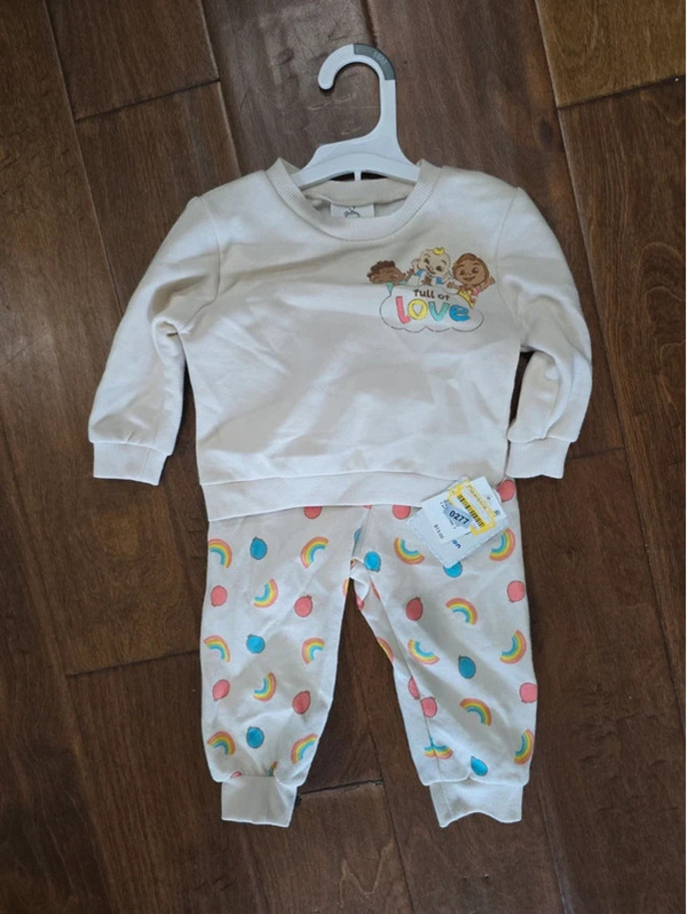 12m brand new cocomelon, sweatsuit, item 277G4